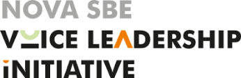 Logótipo da Nova SBE Voice Leadership Initiative